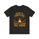 Follow the Fireflies Unisex Jersey Tee