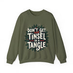 Sarcastic Christmas Sweatshirt, "Don't Get Your Tinsel in a Tangle" Sweater