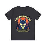 Sarcastic FAFO Wolf Tee