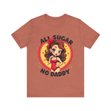 Playful Vintage-Inspired Graphic Tee, All Sugar No Daddy Unisex Tee
