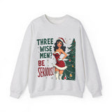 Whimsical Christmas Sweater - Funny 3 Wise Men Christmas Sweatshirt