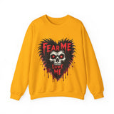 Gothic Horror Sweatshirt - Fear Me, Love Me Graphic Crewneck