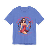 Vintage-Inspired Pink Pomegranate Club Persephone Tee, Retro Coquette Graphic Shirt