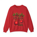 Funny Christmas Sweater, "OMG Becky Look at Her Bulbs" Sarcastic Christmas Sweatshirt