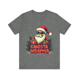 Gangsta Wrapper Sarcastic Christmas Tee