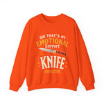 Funny Emotional Support Knife Sweatshirt