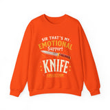 Funny Emotional Support Knife Sweatshirt