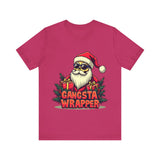 Gangsta Wrapper Sarcastic Christmas Tee