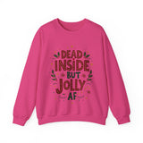 Dead Inside but Jolly AF Unisex Christmas Sweatshirt