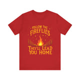Follow the Fireflies Unisex Jersey Tee