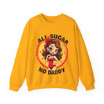 All Sugar No Daddy Sweatshirt: Retro Pin-Up Girl Crewneck