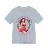 Vintage-Inspired Pink Pomegranate Club Persephone Tee, Retro Coquette Graphic Shirt