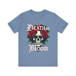 Gothic Floral Skull T-Shirt - Death in Bloom Tee