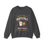 North Pole Milk & Cookie Co. Christmas Sweatshirt - Festive Whimsical Sweater