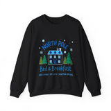 North Pole Bed & Breakfast Christmas Sweater - Cozy Holiday Sweatshirt