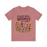 Whimsical Skeleton Tee - Filled with Whimsy and Rage Funny T-Shirt