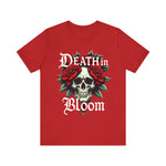 Gothic Floral Skull T-Shirt - Death in Bloom Tee