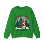 Holiday Vibes Sweatshirt, I Like Em' Real Thick & Sprucey Unisex Christmas Sweater