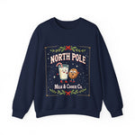 North Pole Milk & Cookie Co. Christmas Sweatshirt - Festive Whimsical Sweater