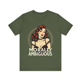 Morally Ambiguous Vintage Pinup Jersey Tee