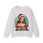 Funny Christmas Coquette Pin Up Girl Sweatshirt, Sarcastic Coquette Christmas Sweater