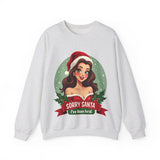 Funny Christmas Coquette Pin Up Girl Sweatshirt, Sarcastic Coquette Christmas Sweater