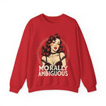 Morally Ambiguous Vintage Pinup Crewneck Sweatshirt