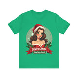 Funny Christmas Pin Up Girl T-Shirt - Sarcastic Coquette Tee