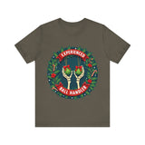 Experienced Ball Handler Funny Christmas T-Shirt: Gothic Christmas Humor Tee