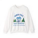 North Pole Bed & Breakfast Christmas Sweater - Cozy Holiday Sweatshirt