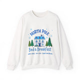 North Pole Bed & Breakfast Christmas Sweater - Cozy Holiday Sweatshirt