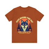Sarcastic FAFO Wolf Tee