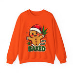Let's Get Baked Funny Christmas Sweater, Funny Holiday Gingerbread Man Sweatshirt, Cannabis Humor Clothing