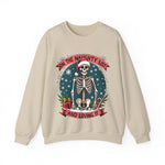 Funny Skeleton Christmas Sweater, On The Naughty List & Loving It Christmas Sweatshirt