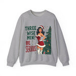 Whimsical Christmas Sweater - Funny 3 Wise Men Christmas Sweatshirt