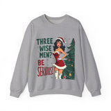 Whimsical Christmas Sweater - Funny 3 Wise Men Christmas Sweatshirt