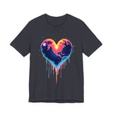 Cosmic Heart T-Shirt: Love & Space Graphic Tee