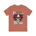 Gothic Floral Skull T-Shirt - Death in Bloom Tee