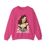 Morally Ambiguous Vintage Pinup Crewneck Sweatshirt