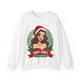Funny Christmas Coquette Pin Up Girl Sweatshirt, Sarcastic Coquette Christmas Sweater