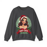 Funny Christmas Coquette Pin Up Girl Sweatshirt, Sarcastic Coquette Christmas Sweater