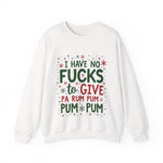 Funny Christmas Sweatshirt: "I Have No F*cks to Give" Holiday Sweater