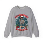 Funny Skeleton Christmas Sweater, On The Naughty List & Loving It Christmas Sweatshirt