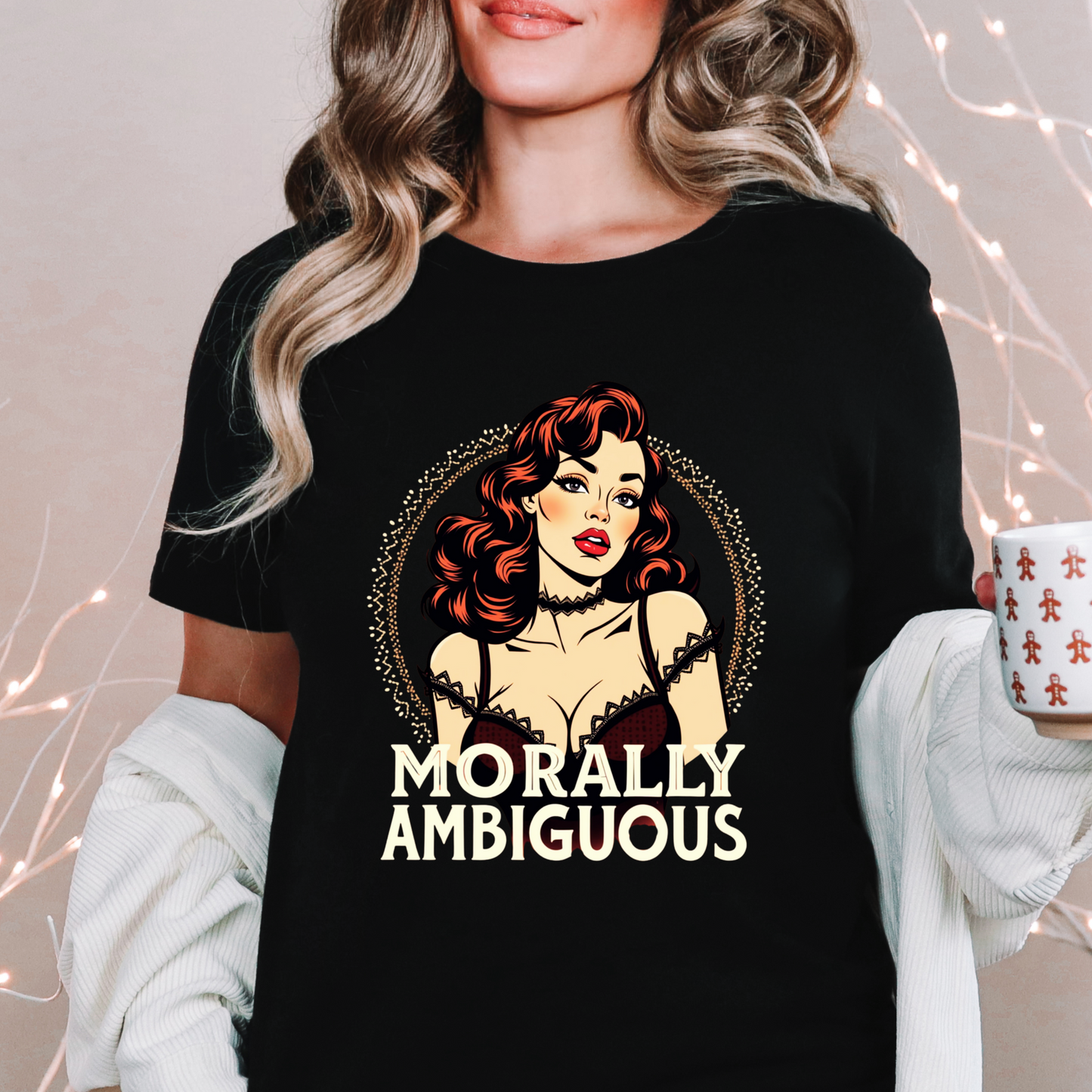 Morally Ambiguous Vintage Pinup Tee