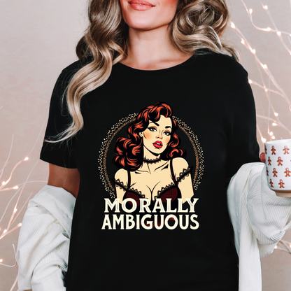 Morally Ambiguous Vintage Pinup Tee