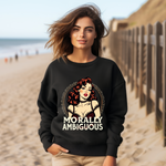 Morally Ambiguous Vintage Pinup Crewneck Sweatshirt