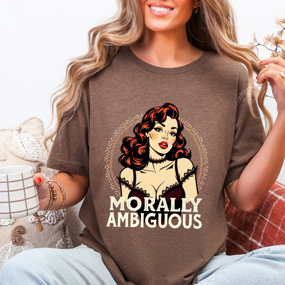 Morally Ambiguous Vintage Pinup Tee