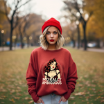 Morally Ambiguous Vintage Pinup Crewneck Sweatshirt