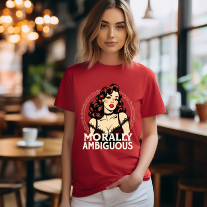 Morally Ambiguous Vintage Pinup Tee