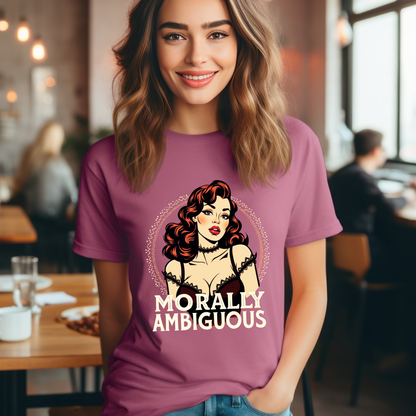Morally Ambiguous Vintage Pinup Tee
